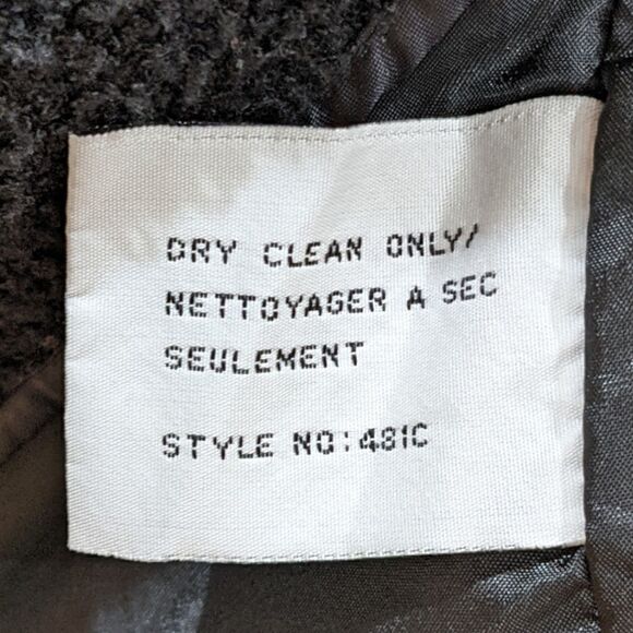 Bernardo Women's Black Long Jacket Faux Fur Collar Fleece Lining Size S - Picture 11 of 11